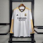Real Madrid Langarm Home Trikot 2023-2024 - Weiß