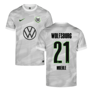 VFL Wolfsburg Joakim Maehle 21 Away Trikot 2025-2026