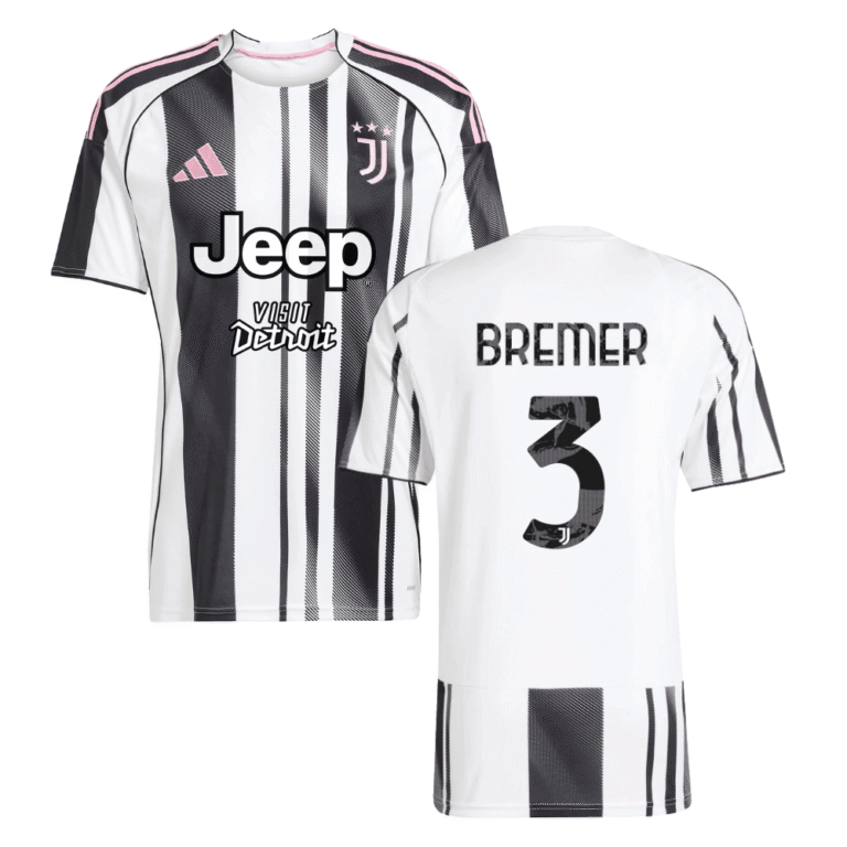 Juventus Gleison Bremer 3 Home Trikot 2025-2026