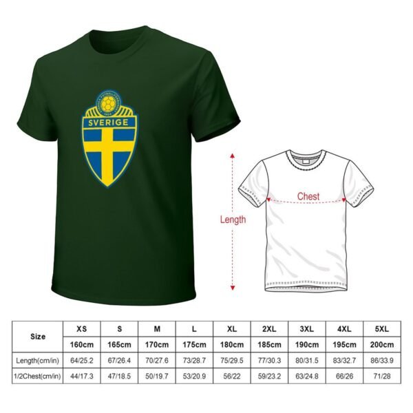 Schweden Stretch Slim Cneck Gildan Tee T-Shirt Herren