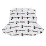 SC Freiburg Karomuster Sommer Sonnenhut Reversible Bucket Hat