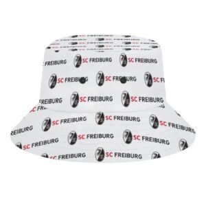 SC Freiburg Karomuster Sommer Sonnenhut Reversible Bucket Hat