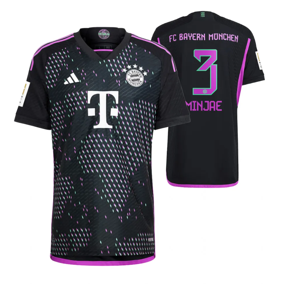 FC Bayern München Kim Min-jae 3 Away Trikot 2023-2024 FC Bayern München Kim Min-jae 3 Away Trikot 2023-2024