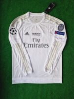 Real Madrid Cristiano Ronaldo 7 Retro Langarm Home Trikot 2015-2016