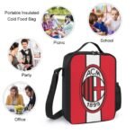 AC Mailand Student Schulranzen Lunchbag Stifttasche Kombination