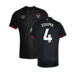 West Ham United Kurt Zouma 4 Away Trikot 2024-2025