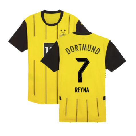 Borussia Dortmund Giovanni Reyna 7 Home Trikot 2024-2025