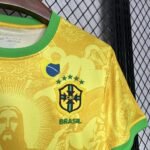 Brasilien x Jesus Christ Sonderausgabe Trikot 2024-2025 - Gelb
