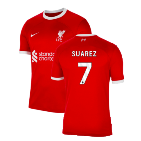 FC Liverpool Luis Suárez 7 Home Trikot 2023-2024