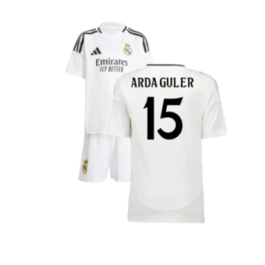 Real Madrid Arda Güler 15 Heimtrikot Kinder 2024-2025