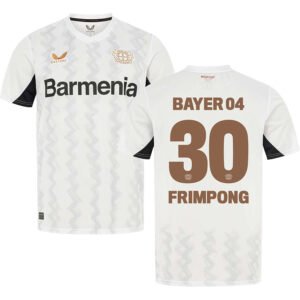 Bayer Leverkusen Jeremie Frimpong 30 Away Trikot 2024-2025