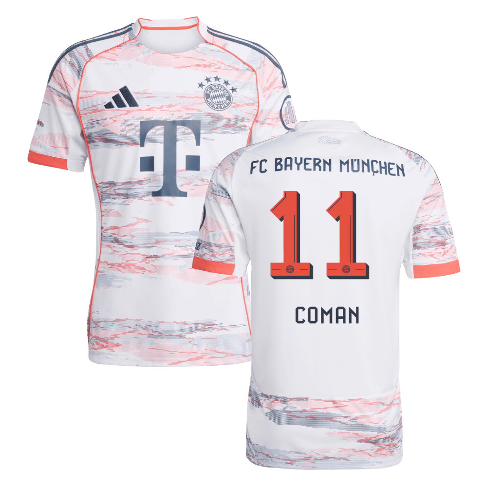 FC Bayern München Kingsley Coman 11 Away Trikot 2025-2026 FC Bayern München Kingsley Coman 11 Away Trikot 2025-2026