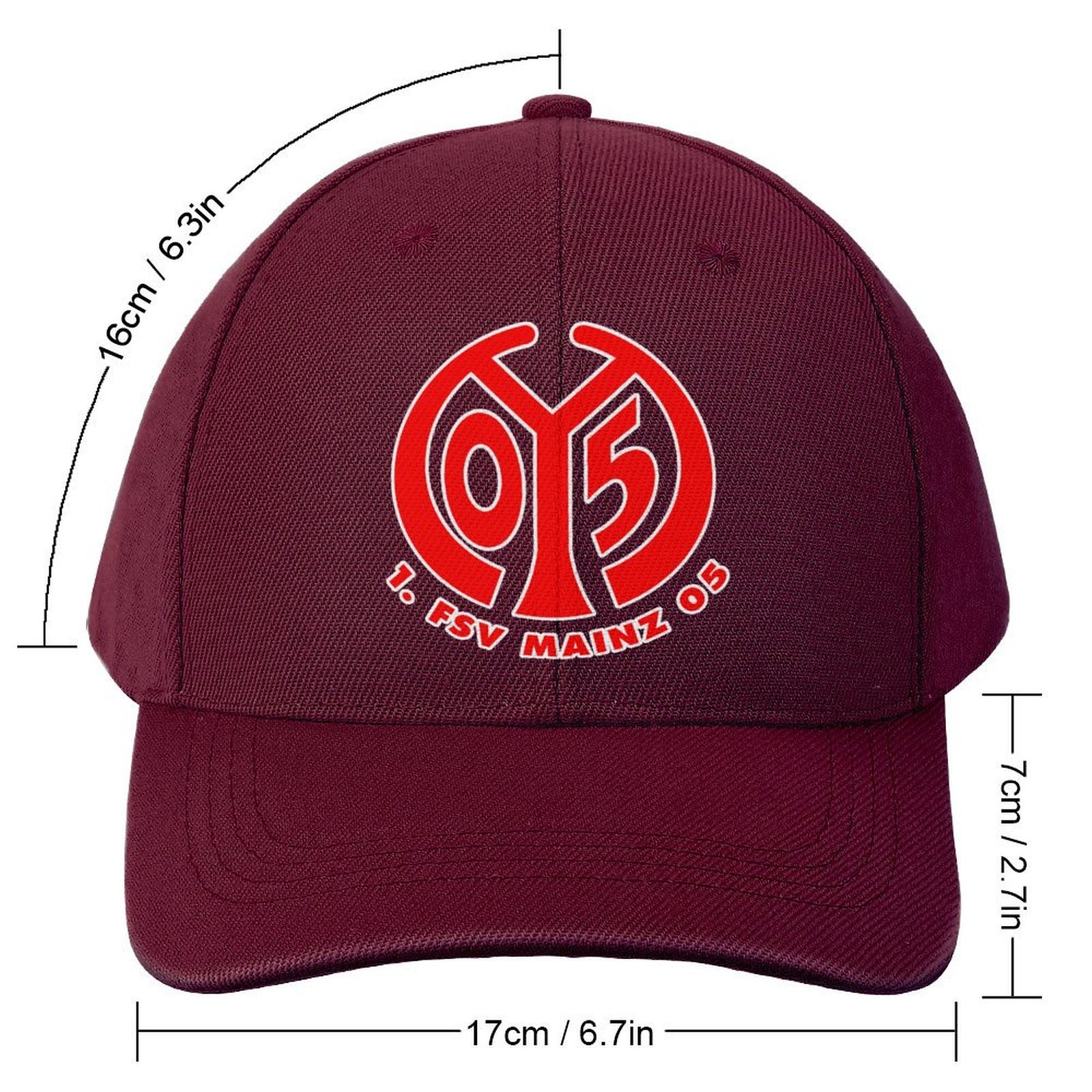Unisex Mainz 05 Baseball Cap Verstellbar Reine Farbe Baseballkappe Mütze Unisex Mainz 05 Baseball Cap Verstellbar Reine Farbe Baseballkappe Mütze