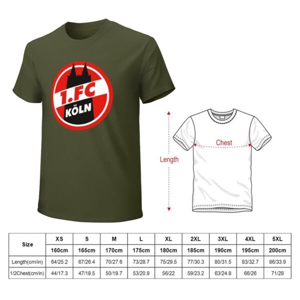 FC Köln Core Stretch Slim Cneck Gildan Tee T-Shirt Herren