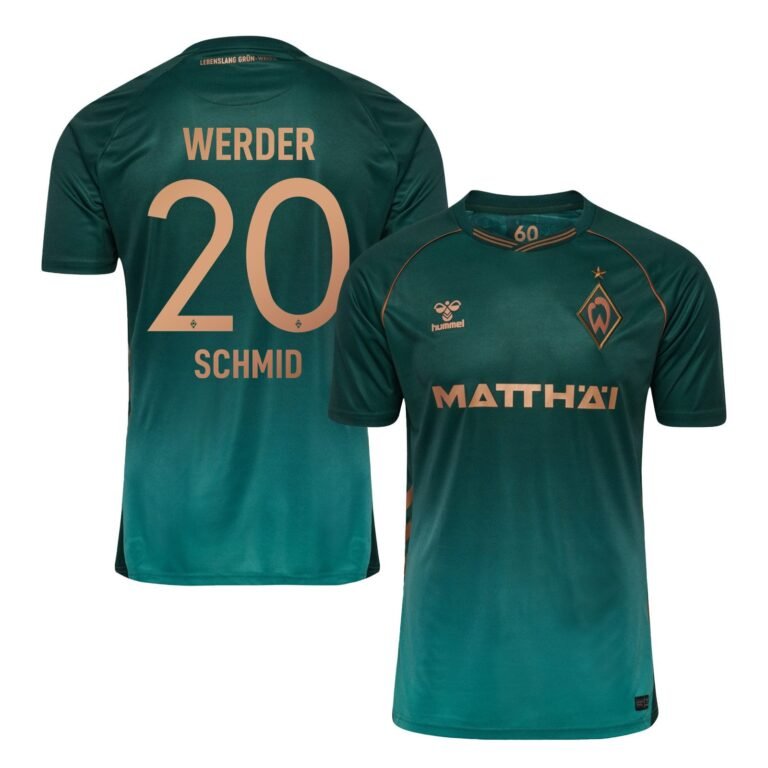 Werder Bremen Romano Schmid 20 Third Trikot 2025-2026
