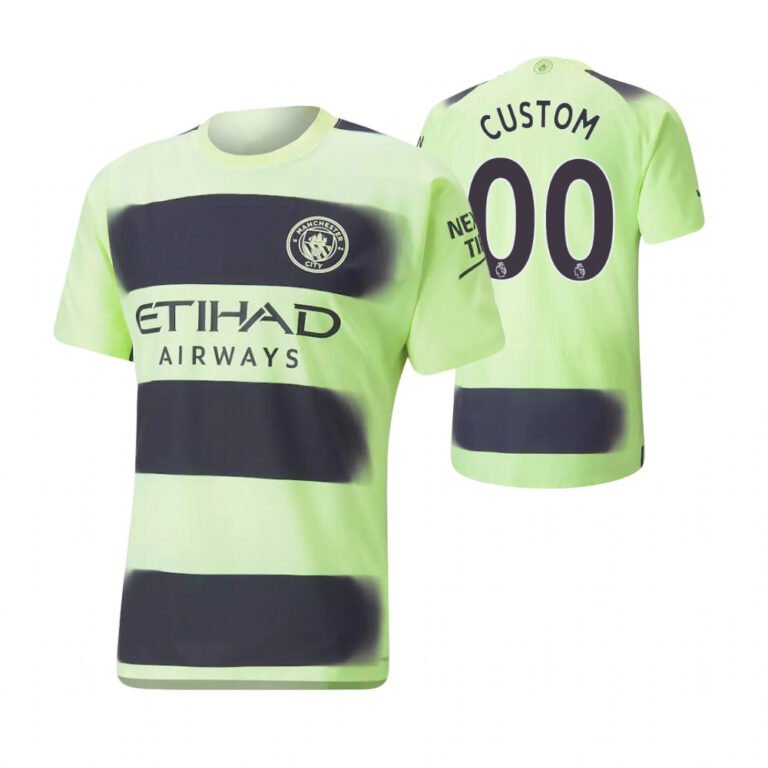 Man City Kinder Third Trikot Minikit 2022-2023 ( Aufdruck Dein Name )