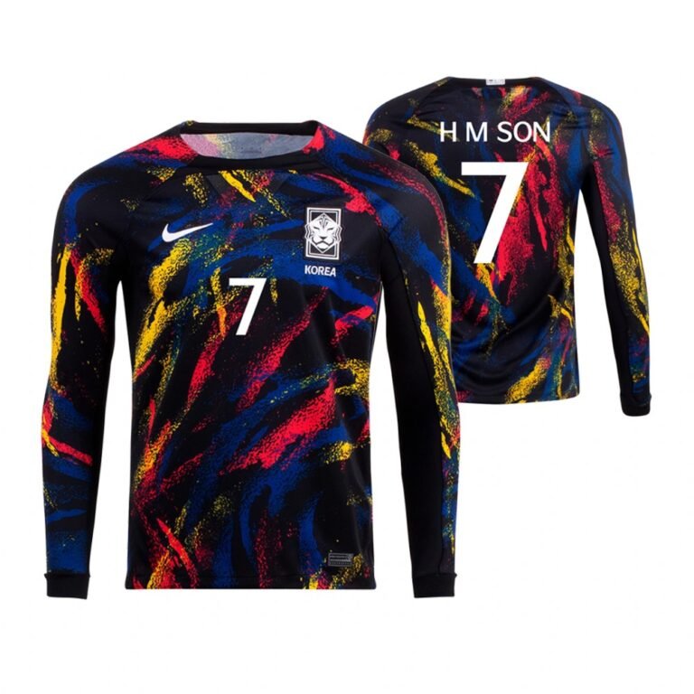 Südkorea Son Heung-min 7 Away Langarm Trikot WM 2022