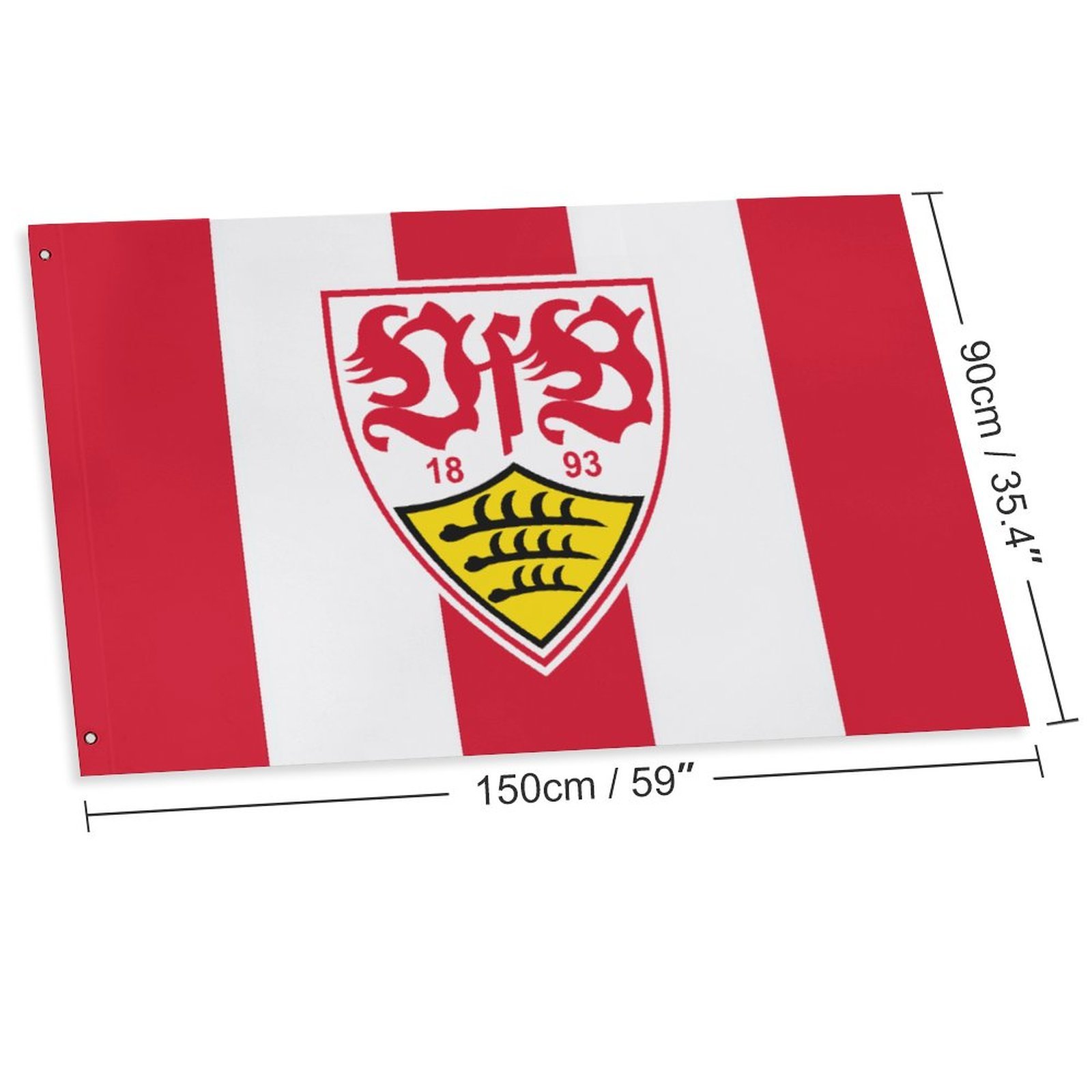 VfB Stuttgart Fahne Flagge - Garten Flagge VfB Stuttgart Fahne Flagge - Garten Flagge