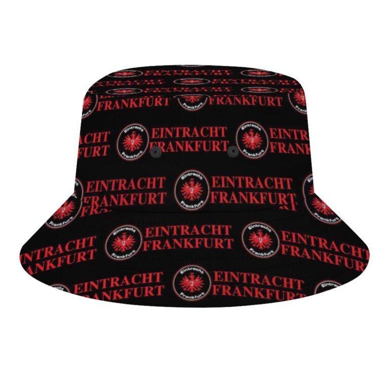 Eintracht Frankfurt Karomuster Sommer Sonnenhut Reversible Bucket Hat