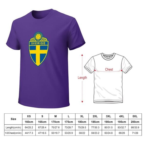 Schweden Stretch Slim Cneck Gildan Tee T-Shirt Herren