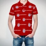 Bayern München Herren-Polohemd Mode-T-Shirt Freizeit-T-Shirt