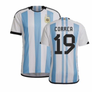 Argentinien Joaquin Correa 19 Home Trikot WM 2022