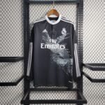 Real Madrid Retro Langarm Third Trikot 2014-2015 - Schwarz