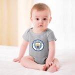 Manchester City Baby Bodysuit Strampler Schlafanzug Mit Kurzen Ärmeln