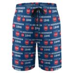 FC Heidenheim Kinder Badehose,Strandshorts Sommer Jogginghose,Strandhosen