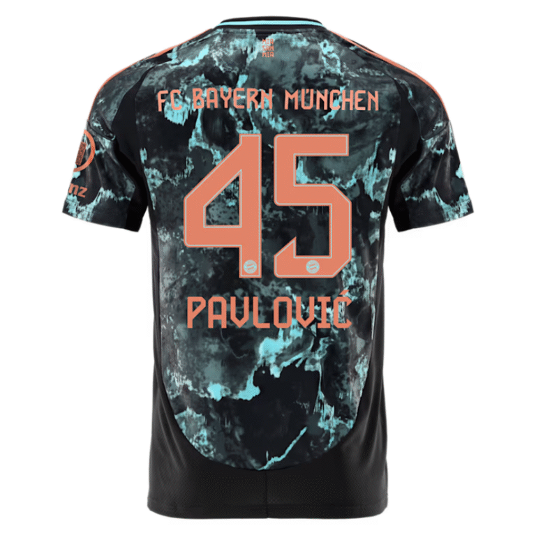 FC Bayern München Aleksandar Pavlović 45 Away Trikot 2024-2025