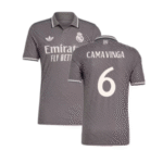 Real Madrid Eduardo Camavinga 6 Third Trikot 2024-2025