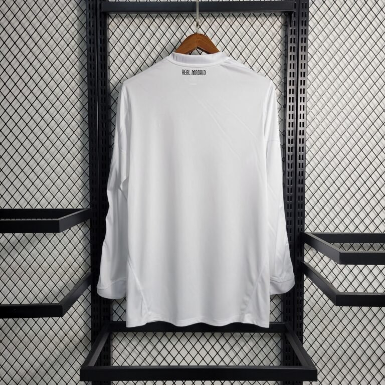 Real Madrid Retro Langarm Home Trikot 2010-2011 - Weiß