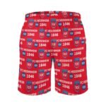 FC Heidenheim Herren Badehose Schnelltrocknende Strandshorts Mit Tasche Kordelzug Shorts