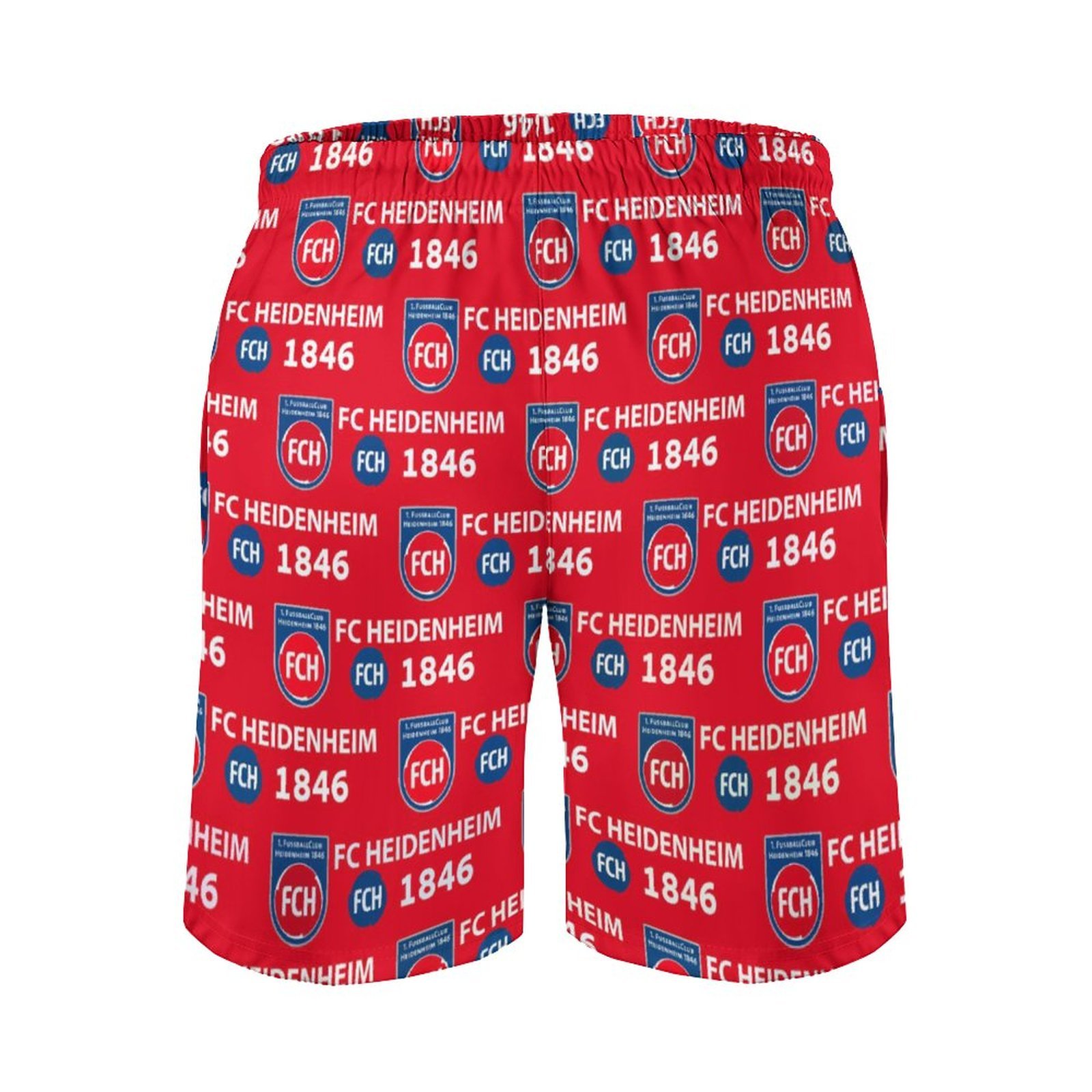 FC Heidenheim Herren Badehose Schnelltrocknende Strandshorts Mit Tasche Kordelzug Shorts FC Heidenheim Herren Badehose Schnelltrocknende Strandshorts Mit Tasche Kordelzug Shorts