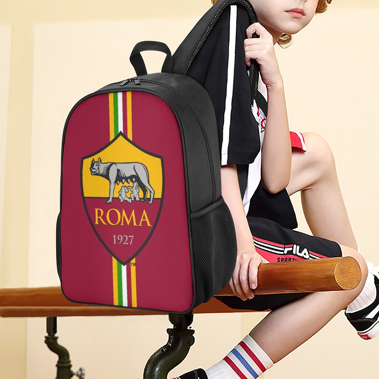 AS Rom Kinderschultaschen Rucksäcke Für Jungen Und Mädchen AS Rom Kinderschultaschen Rucksäcke Für Jungen Und Mädchen