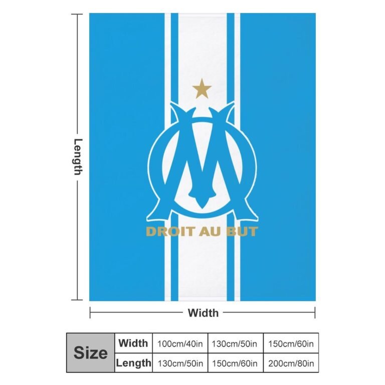 Olympique De Marseille Decken, Superweiche Decken, Verschiedene Größen Von Decken