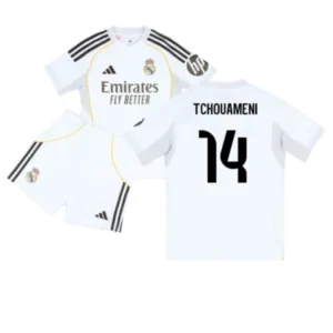 Real Madrid Aurélien Tchouaméni 14 Heimtrikot Kinder 2025-2026