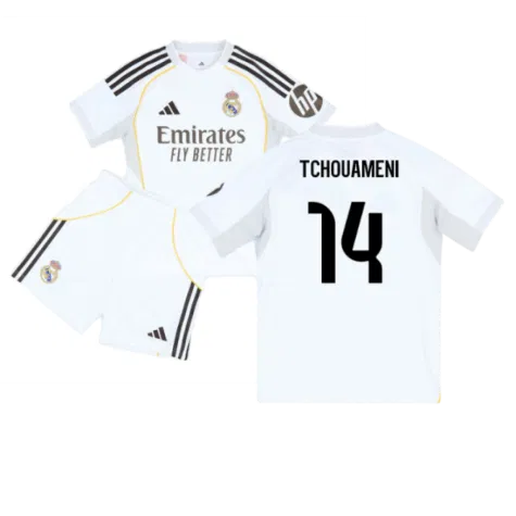 Real Madrid Aurélien Tchouaméni 14 Heimtrikot Kinder 2025-2026