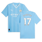 Man City Kevin De Bruyne 17 Home Trikot 2023-2024