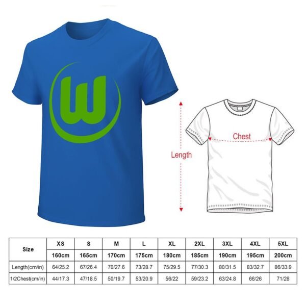 VfL Wolfsburg Core Stretch Slim Cneck Gildan Tee T-Shirt Herren
