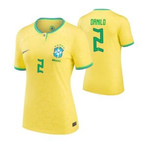 Frauen Brasilien Danilo 2 Home Trikot WM 2022