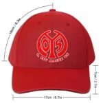 Unisex Mainz 05 Baseball Cap Verstellbar Reine Farbe Baseballkappe Mütze