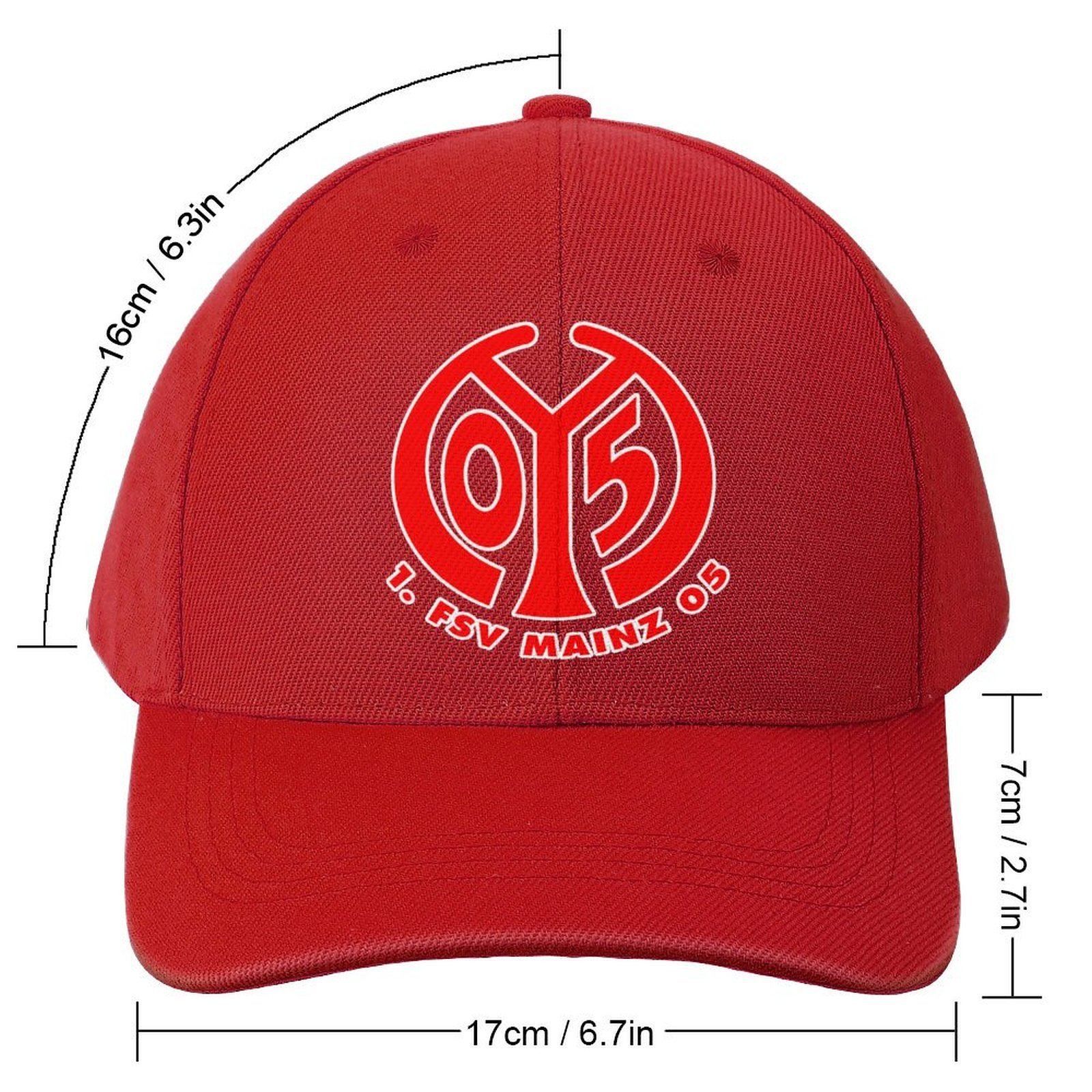 Unisex Mainz 05 Baseball Cap Verstellbar Reine Farbe Baseballkappe Mütze Unisex Mainz 05 Baseball Cap Verstellbar Reine Farbe Baseballkappe Mütze