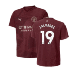 Manchester City Julián Álvarez 19 Third Trikot 2024-2025