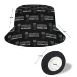 Juventus FC Karomuster Sommer Sonnenhut Reversible Bucket Hat