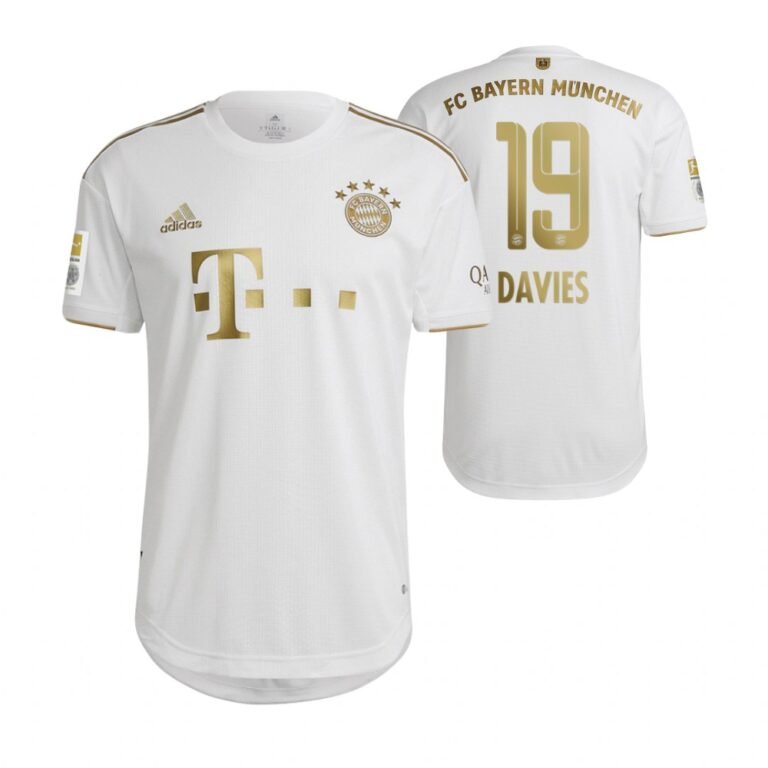 Bayern München Alphonso Davies 19 Auswärtstrikot Kinder 2022-2023 ( Mit Shorts )