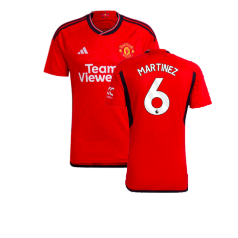 Manchester United Lisandro Martínez 6 Home Trikot 2023-2024