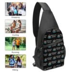 Newcastle United Crossbody Backpack Leichte Umhängetaschen Sling-Rucksack