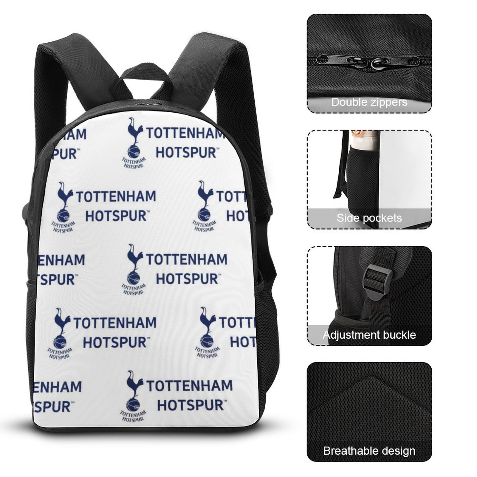 Tottenham Hotspur Student Schulranzen Lunchbag Stifttasche Kombination Tottenham Hotspur Student Schulranzen Lunchbag Stifttasche Kombination