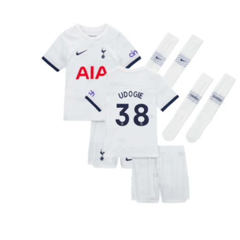 Tottenham Hotspur Destiny Udogie 38 Heimtrikot Kinder 2023-2024 Tottenham Hotspur Destiny Udogie 38 Heimtrikot Kinder 2023-2024